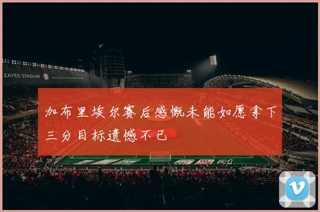 加布里埃尔赛后感慨未能如愿拿下三分目标遗憾不已